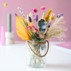 BloomPosy Pastel droogbloemen