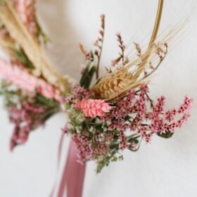 BloomRing Pink DIY droogbloemen