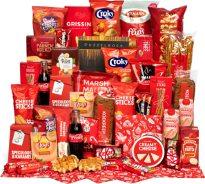 Kerstpakket Bomvol Rood Kerstpakket Bomvol Rood